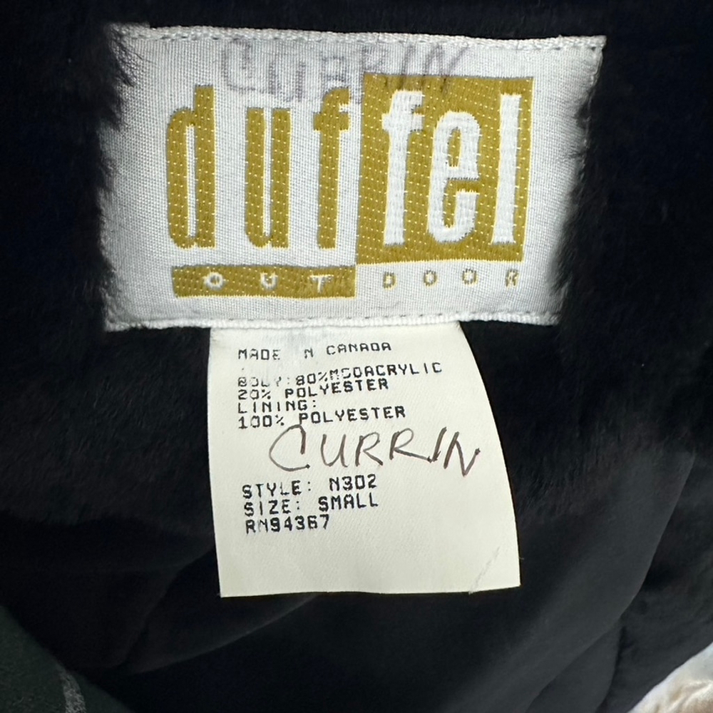 Duffel Outdoor Black Faux Fur Plush Jacket Bolero Crop Cozy Soft Winter Size S - Picture 11 of 11